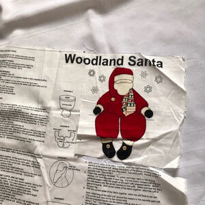 Cut and Sew Woodland Santa Pattern